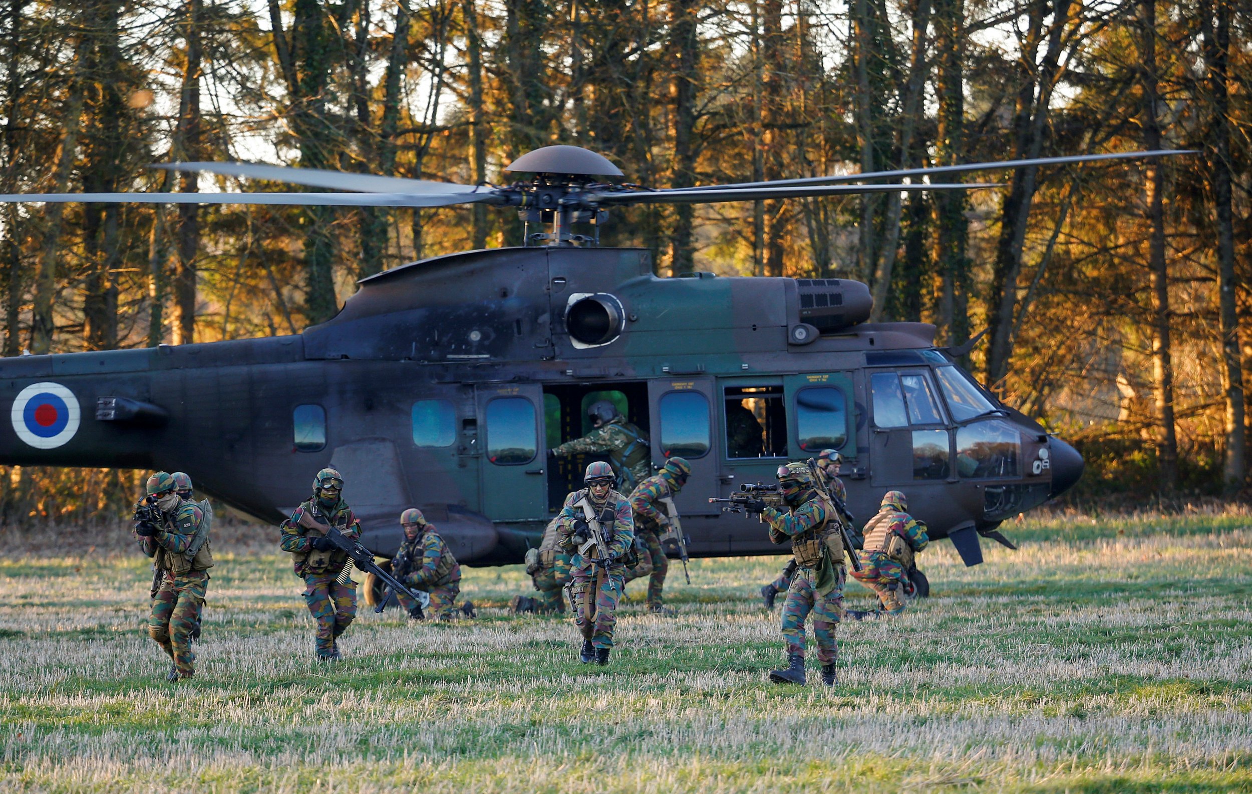 Belgian troops