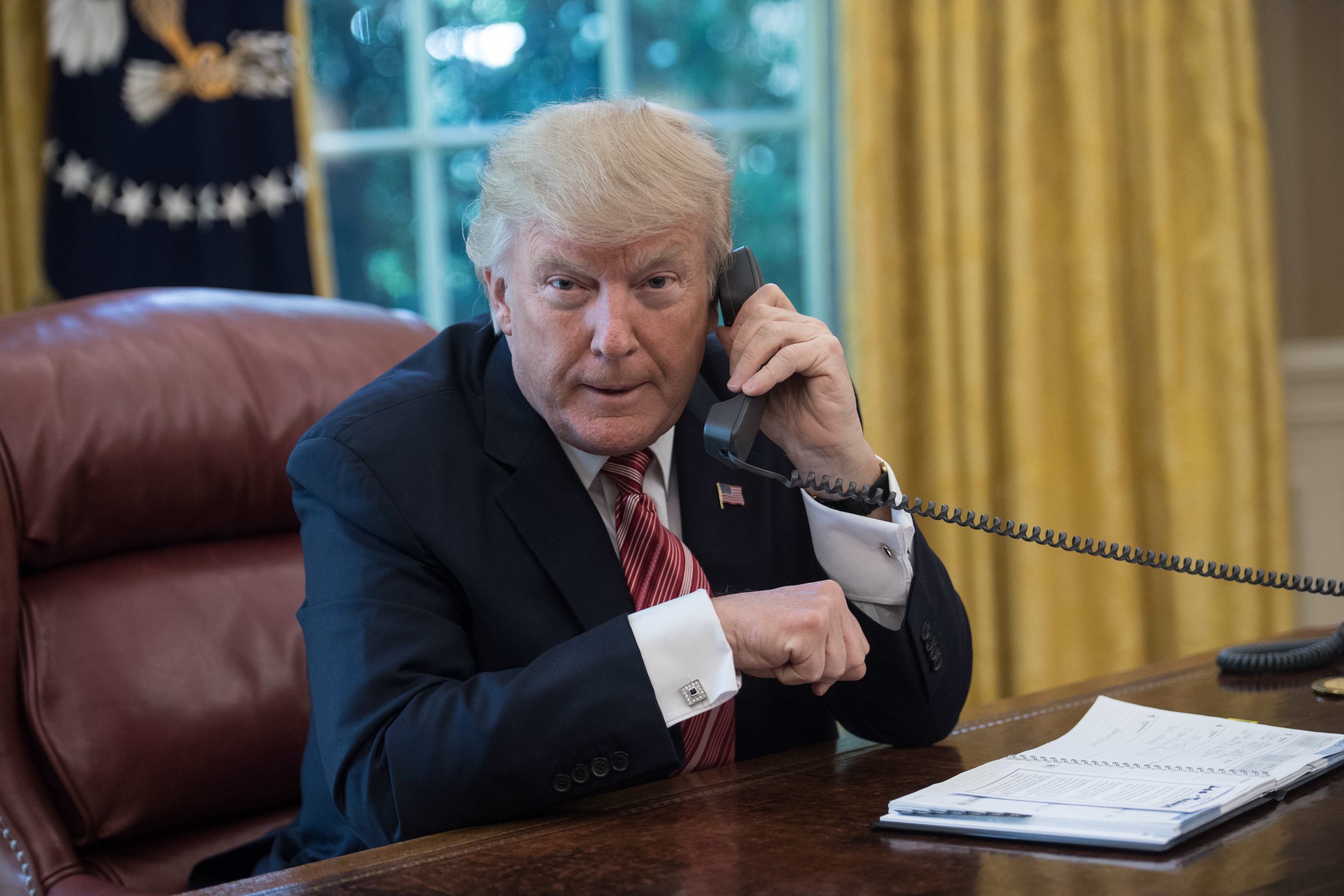 Trump on the Phone