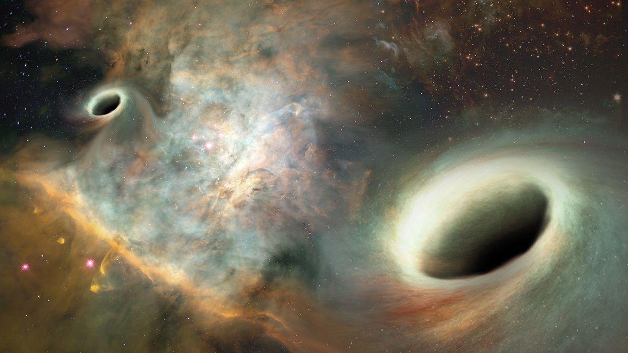 Orbiting black holes