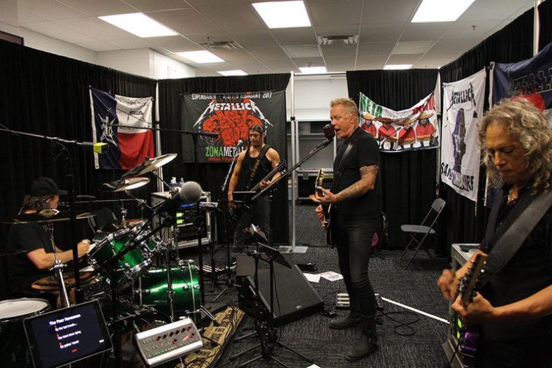 metallica rehearsal in chicago June 18
