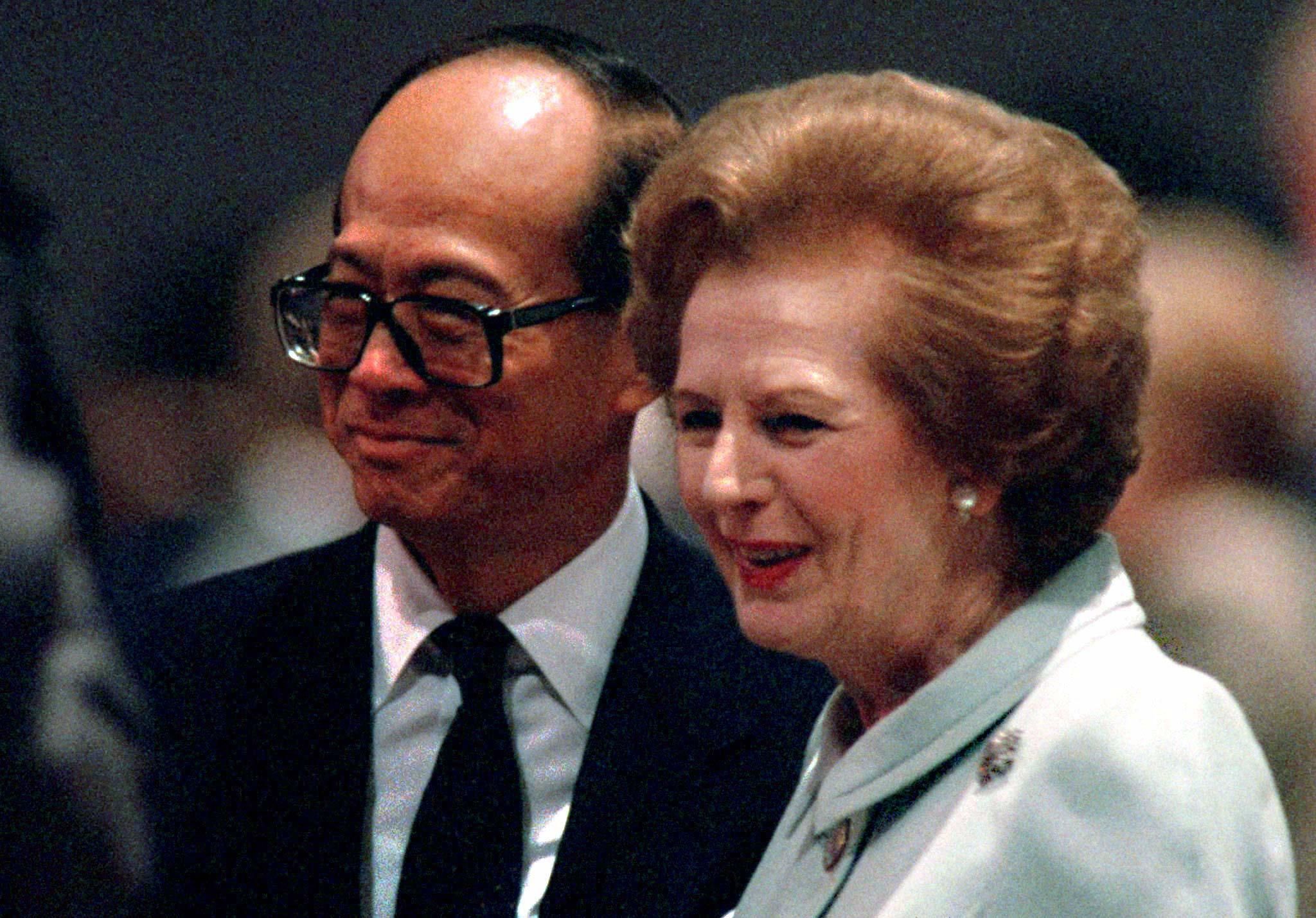 Li Ka-shing and Margaret Thatcher