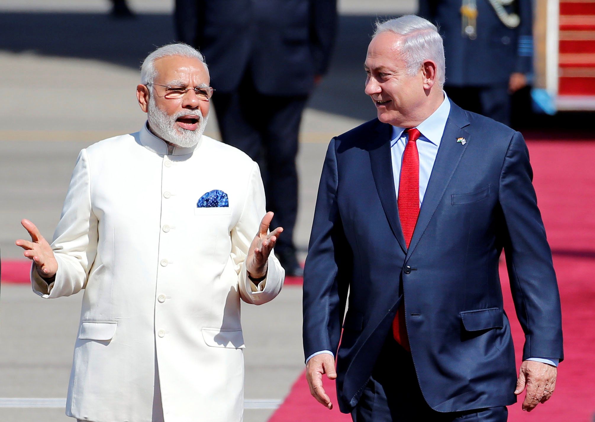 Narendra Modi and Benjamin Netanyahu 