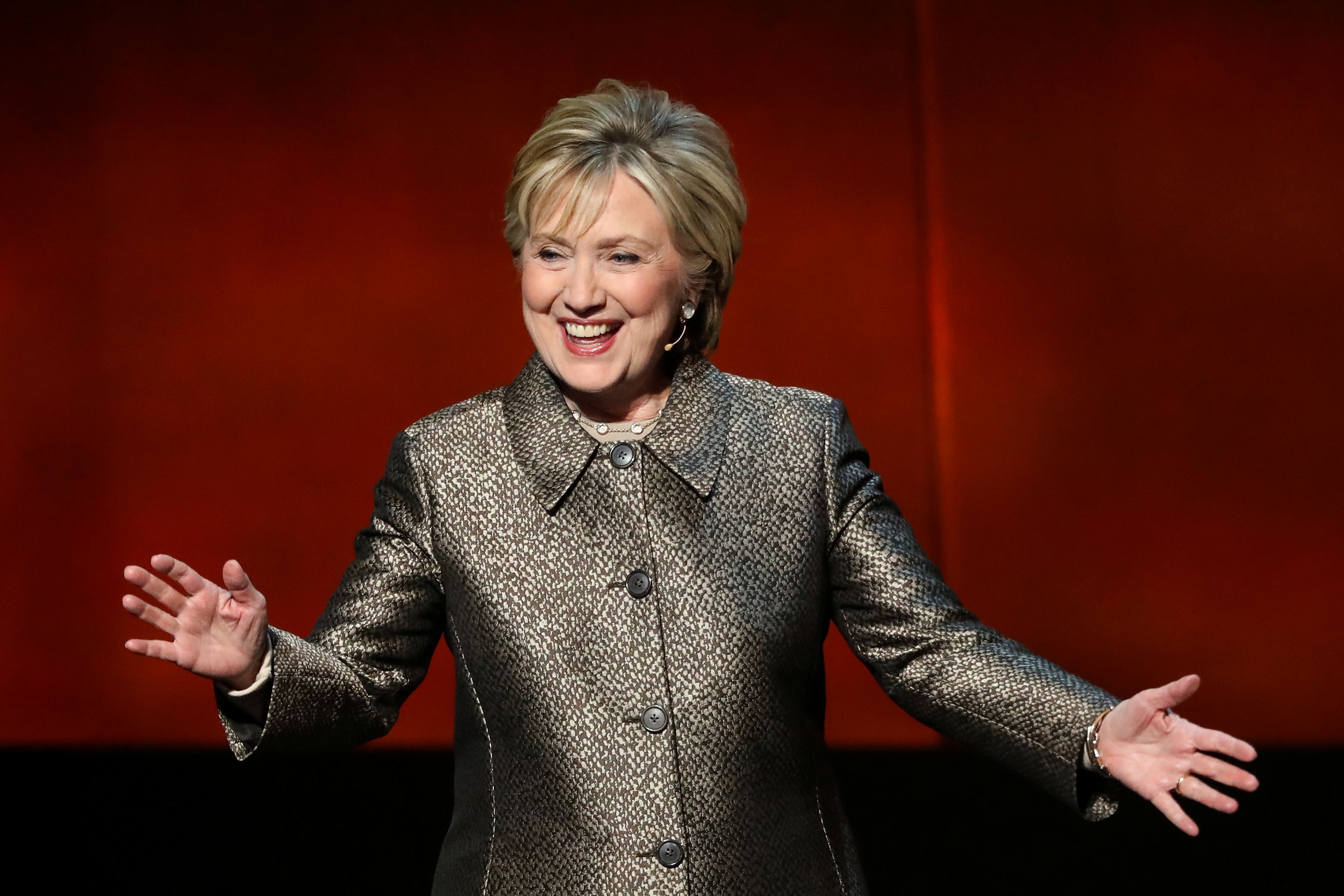 Hillary Clinton and Patti LuPone