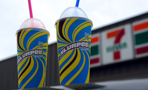 7-Eleven celebrated its 90th birthday by handing out free slurpees