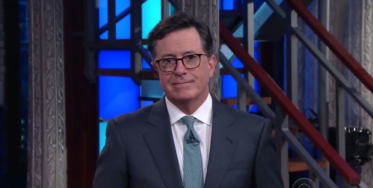 Stephen Colbert apologizes to Donald Trump's son Eric