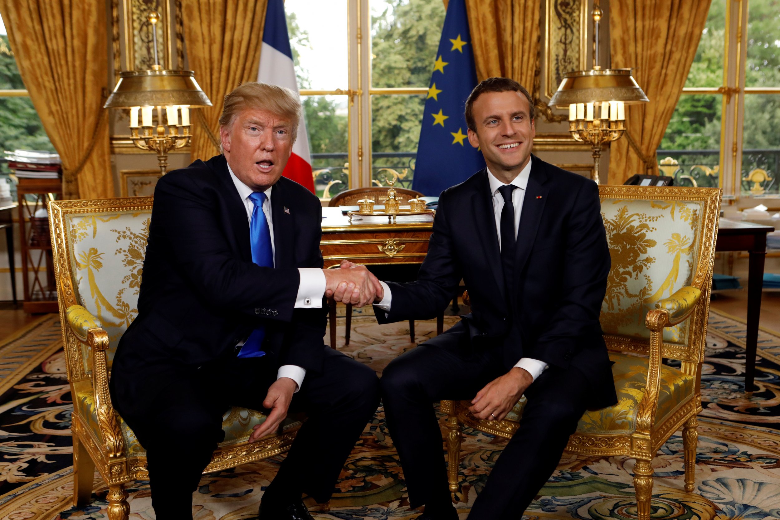 Here's a look at the Eiffel Tower restaurant Trump and Macron will