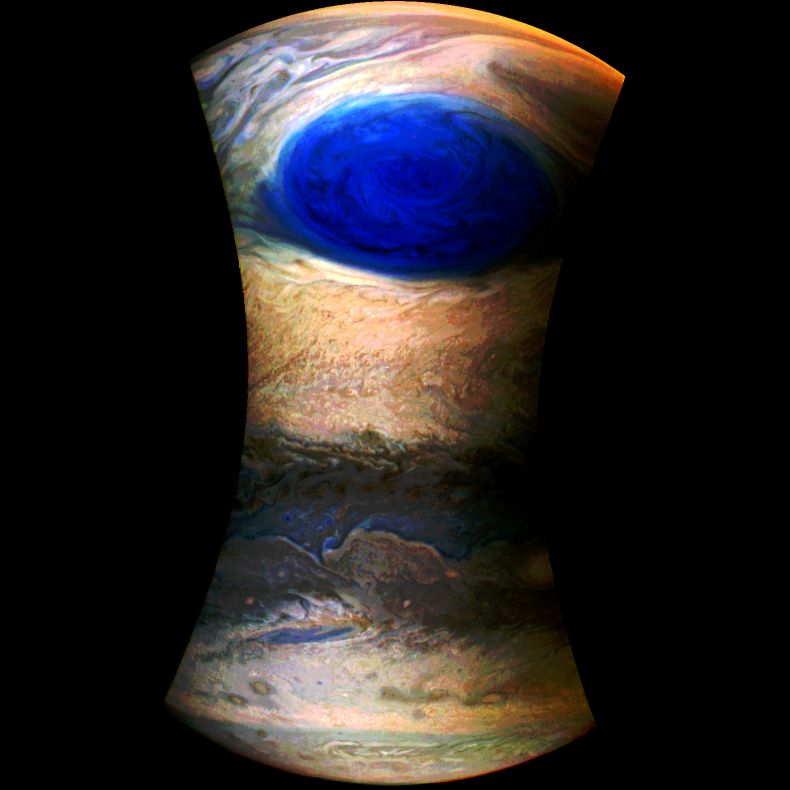 7-13-17 Jupiter Red Spot Blue