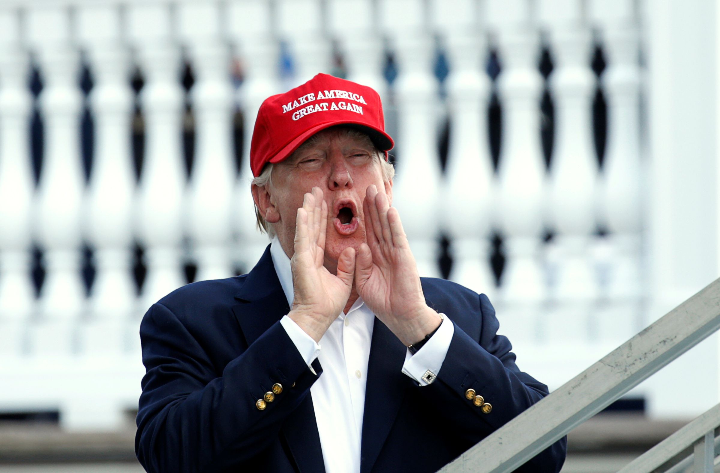 Donald Trump at golf tournament