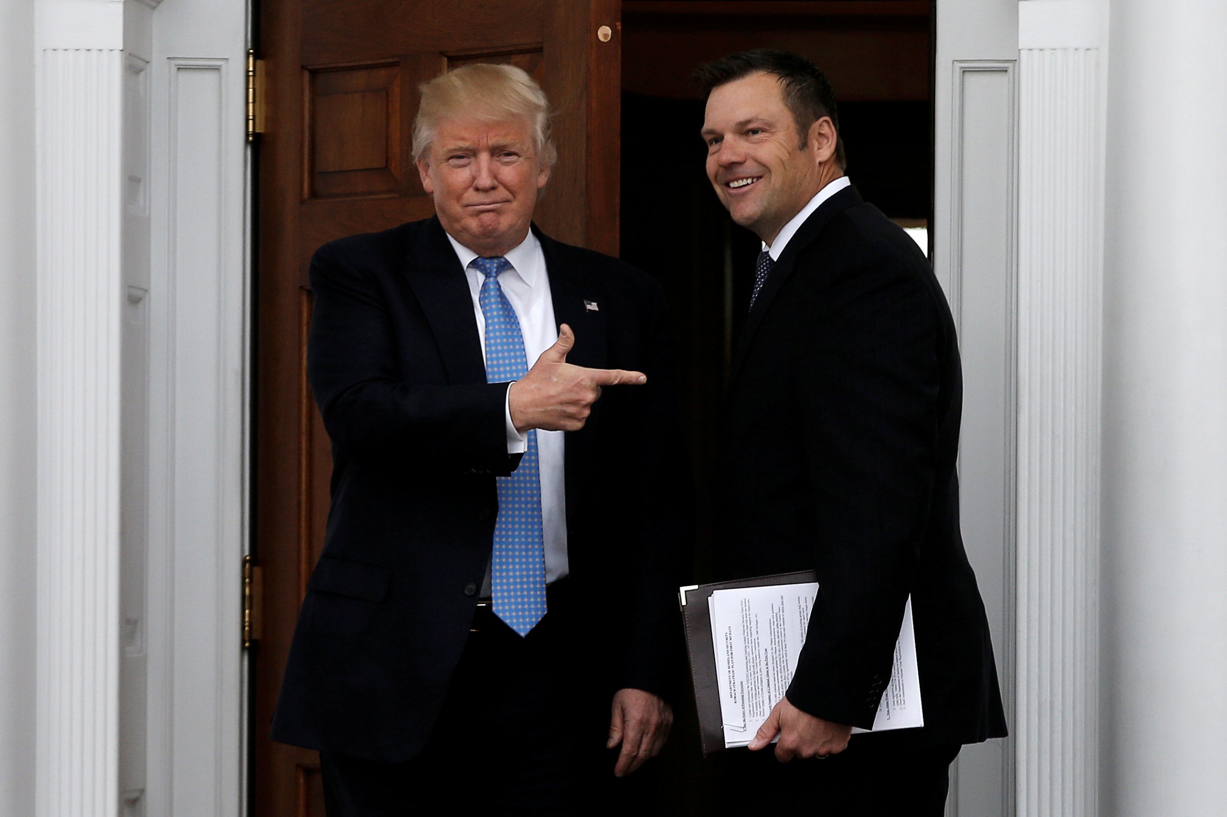 Trump and Kobach