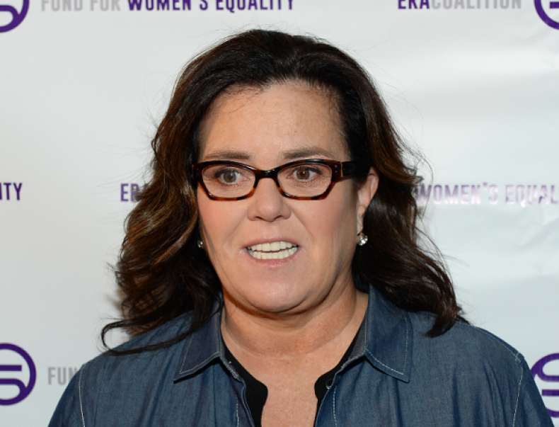 Rosie O'Donnell irks conservatives with Push Trump Off a Cliff game