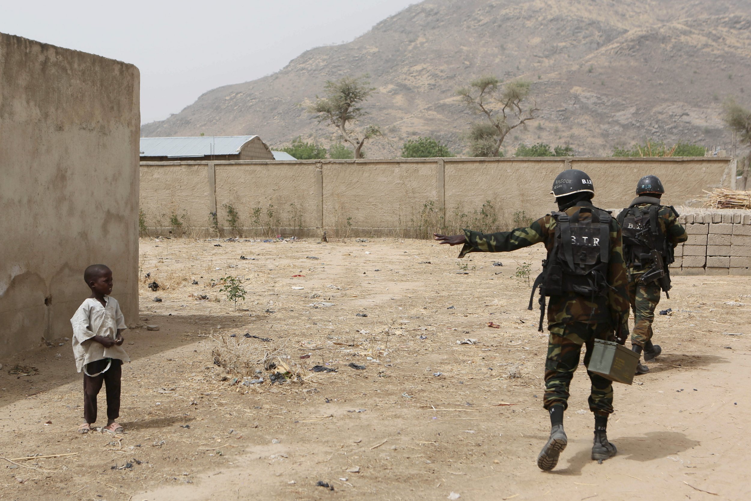 Cameroon BIR soldiers