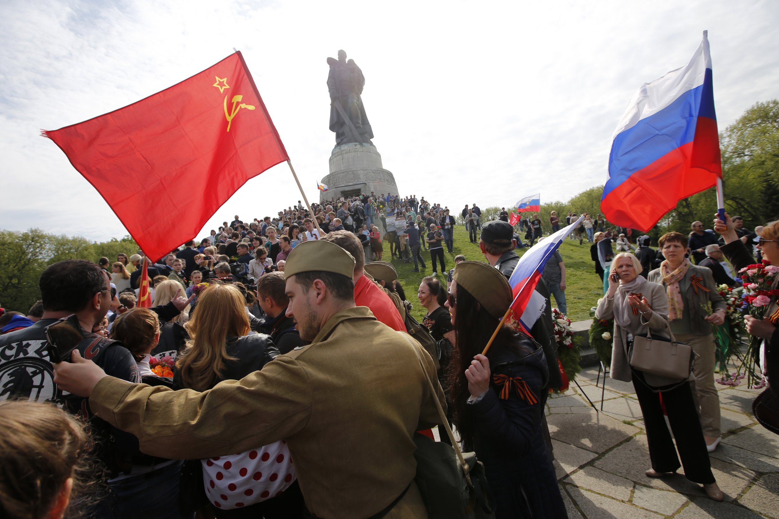 Red Army reenactors