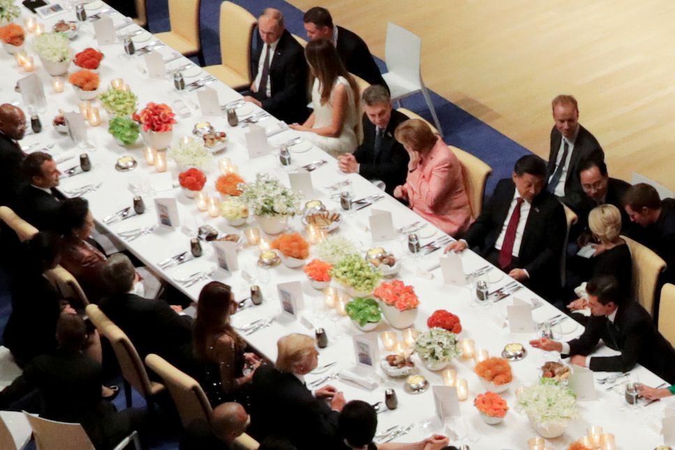 Trump Putin G20 dinner