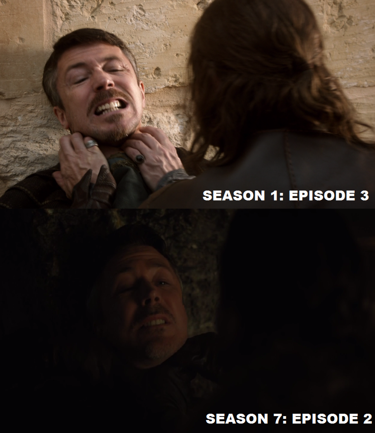 Game of Thrones - Littlefinger choked
