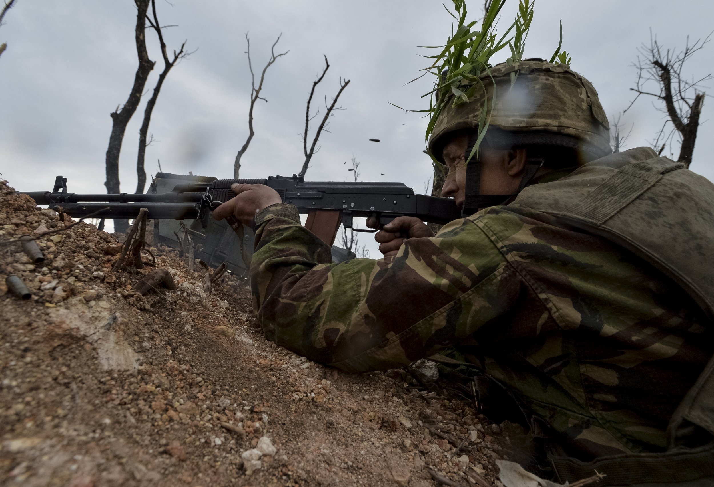 Ukrainian soldier