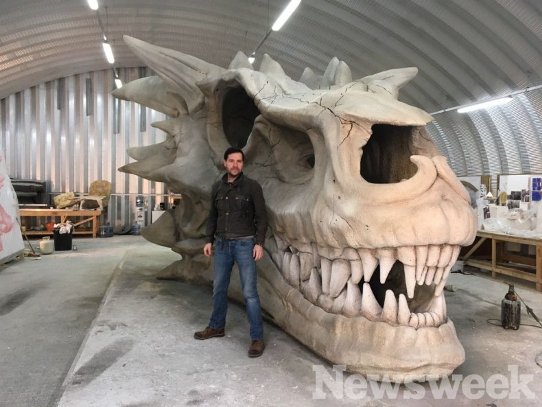 Game of Thrones Balerion skull