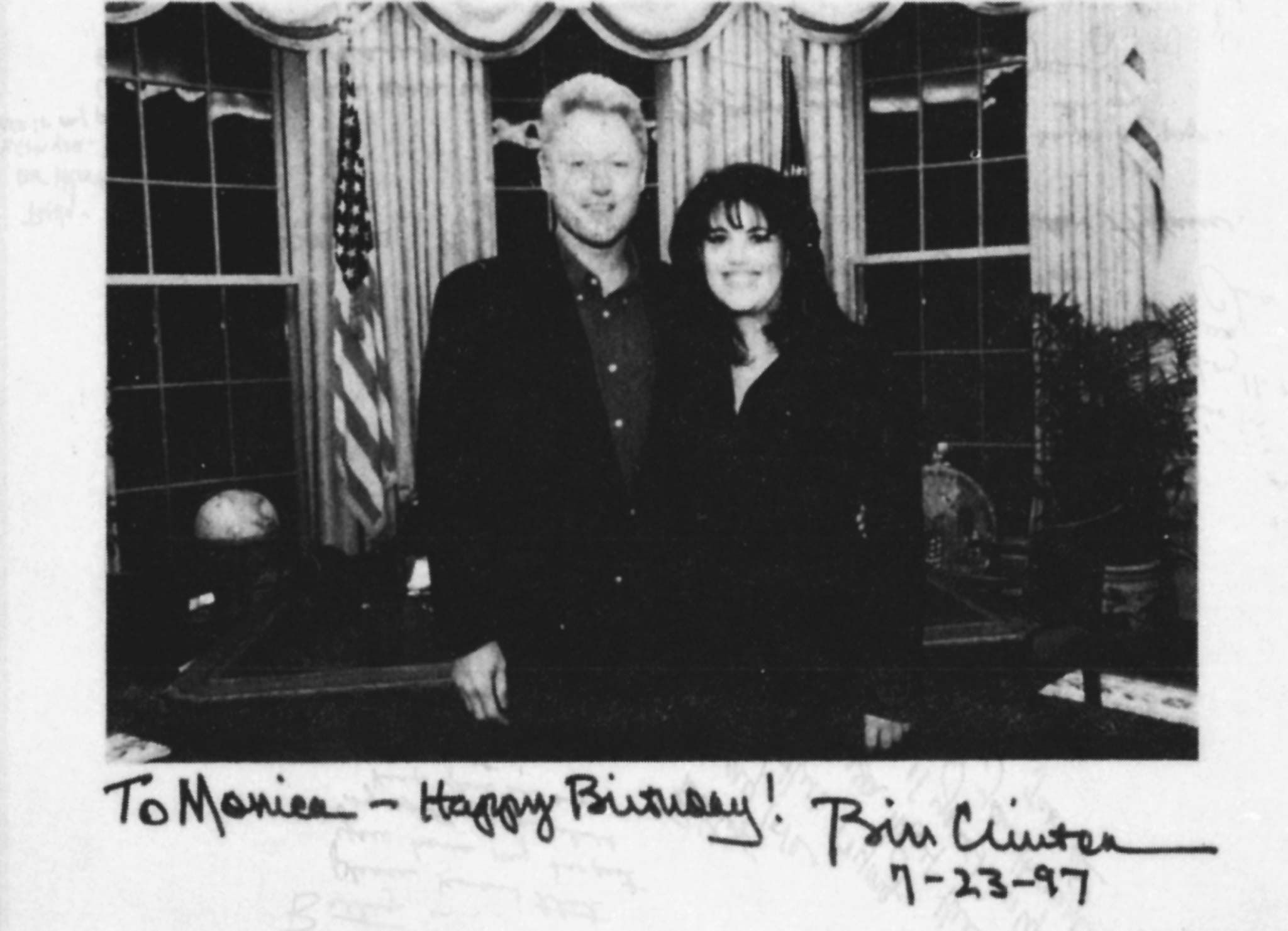 Bill Clinton Monica Lewinsky Blue Dress