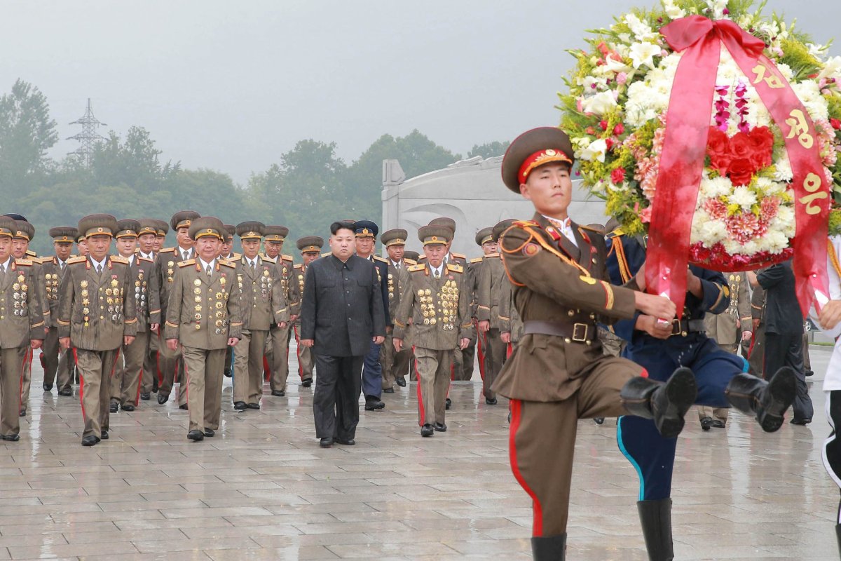 Kim Jong Un wreath