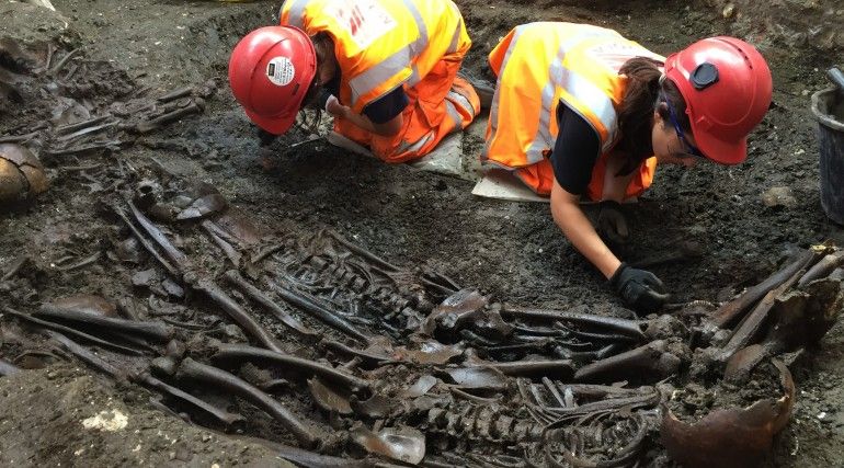 excavation of bedlam burial ground