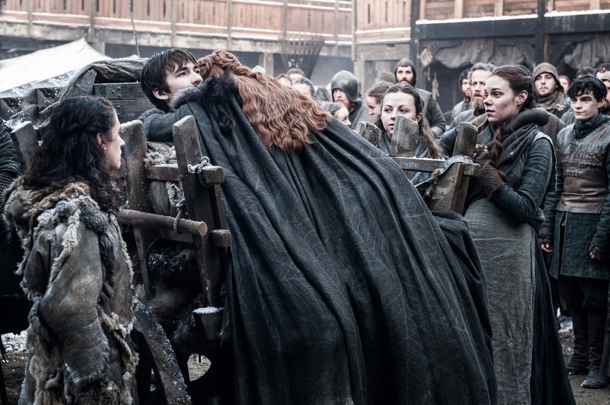 Sansa and Bran Stark reunite