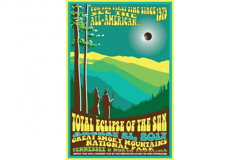 8-1-17 Eclipse Poster Great Smoky Mountains (1)