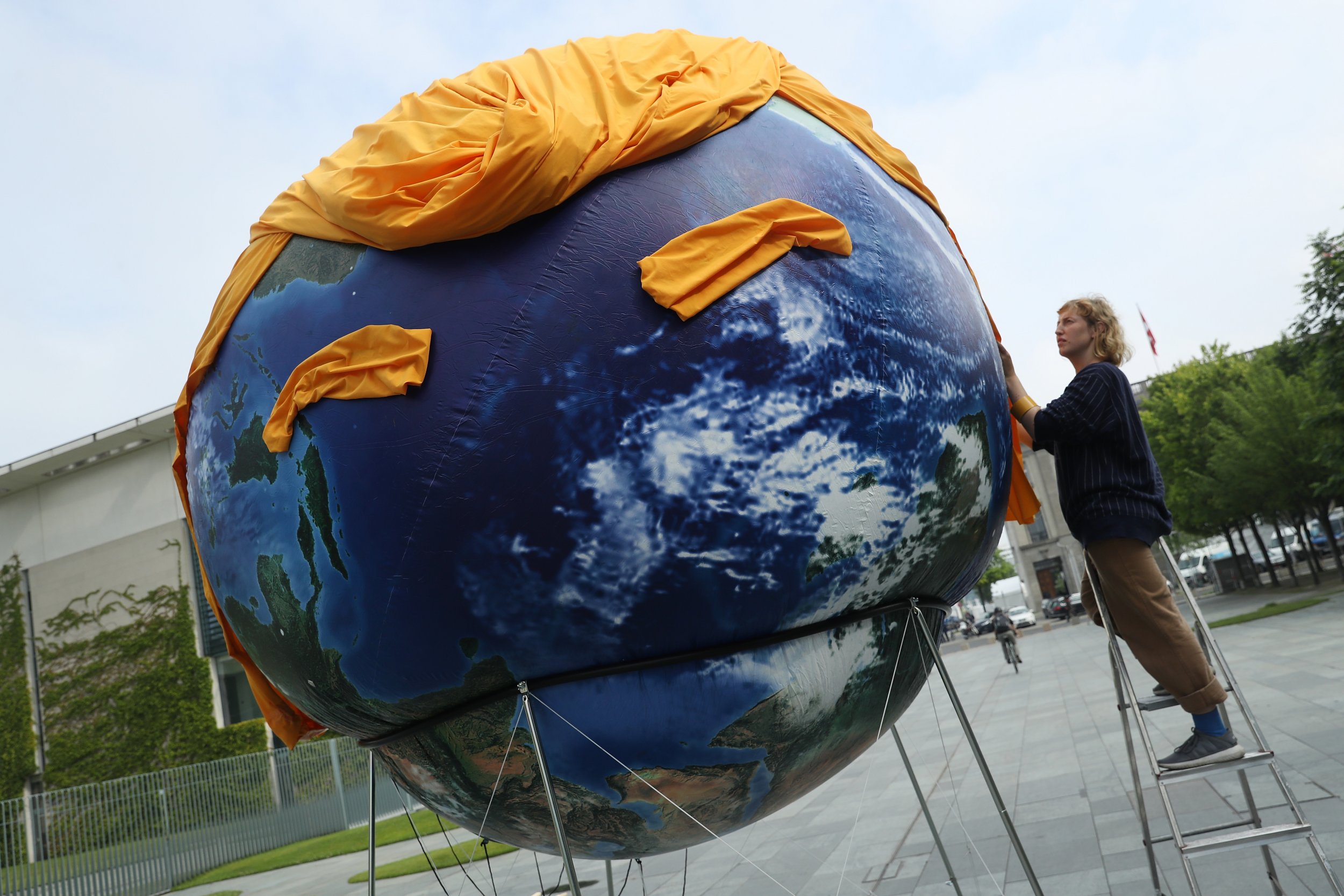 Planet Earth Trump protest