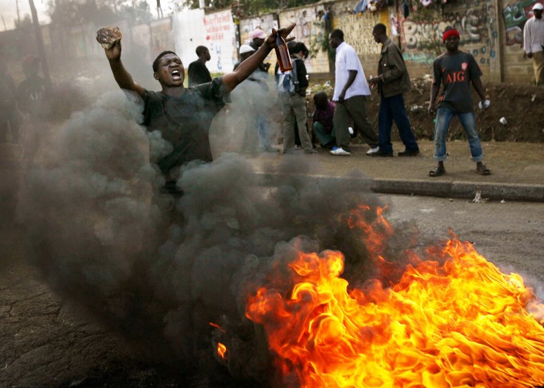 Kenya 2007 election protest