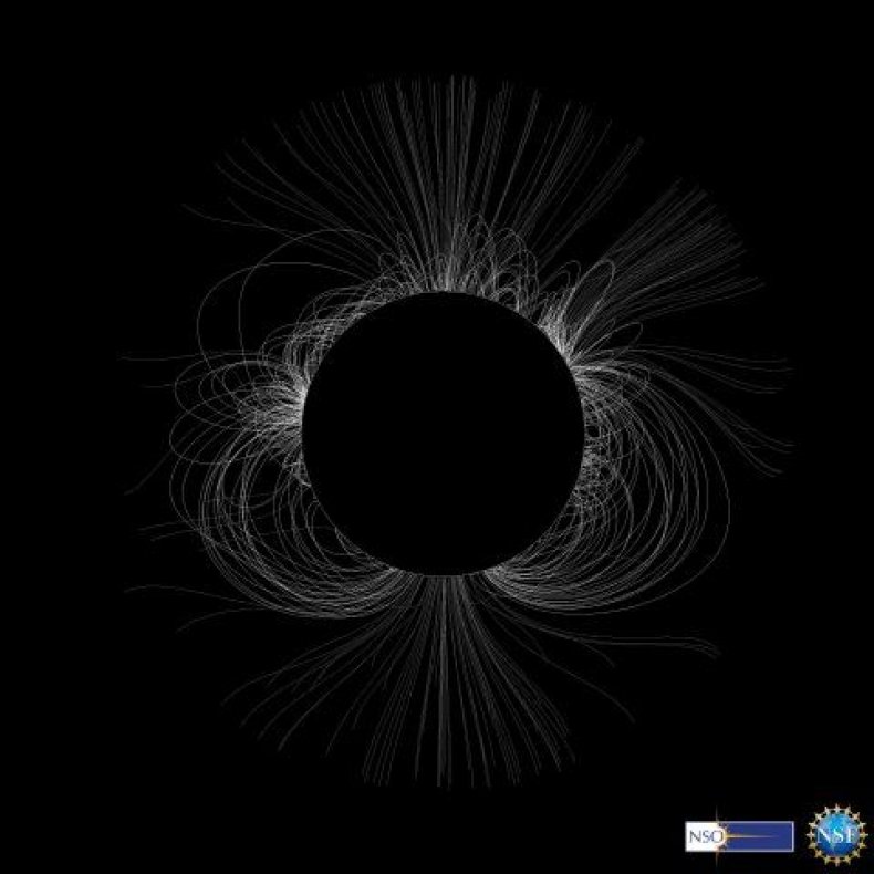 Total solar eclipse corona