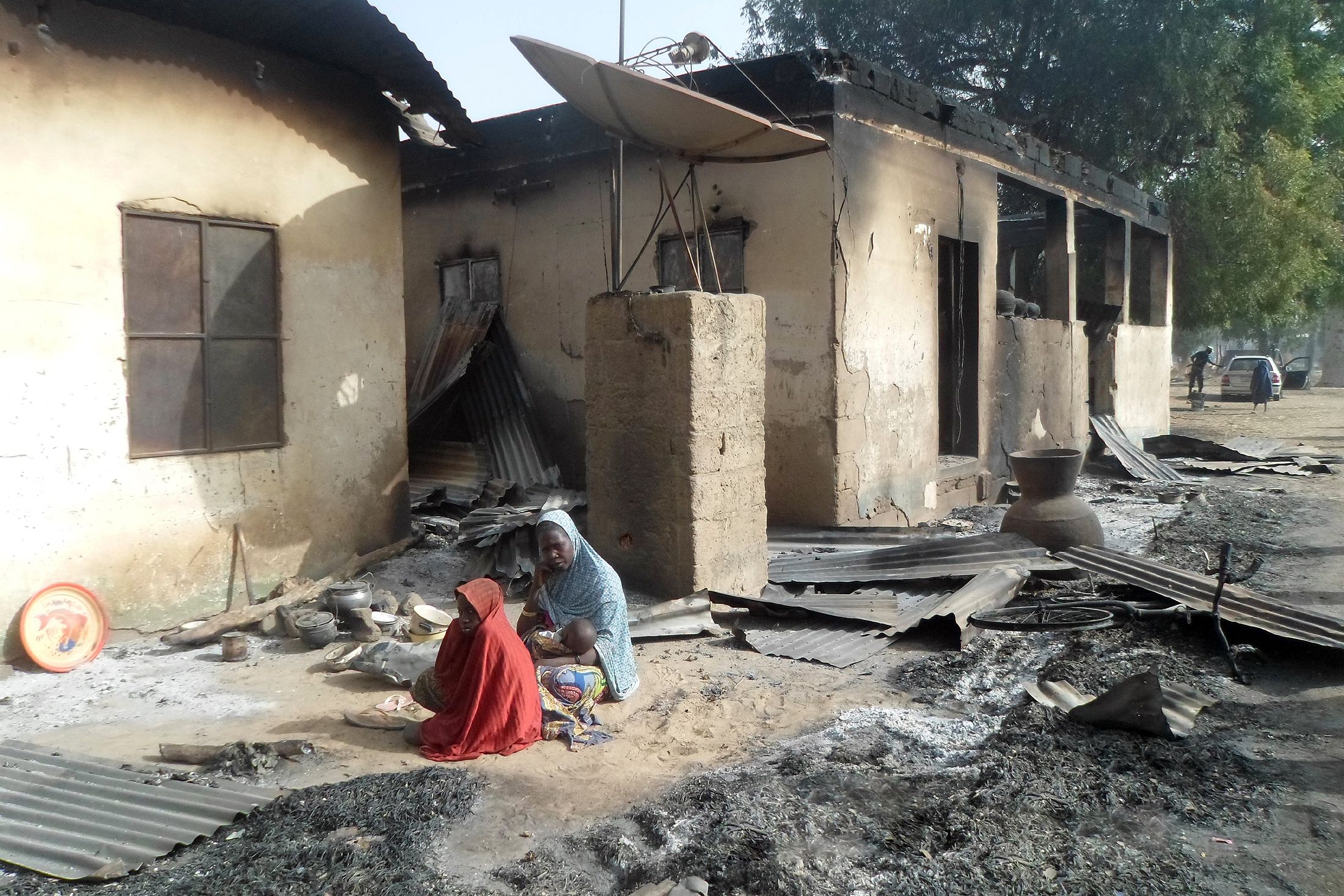 Boko Haram destroyed home