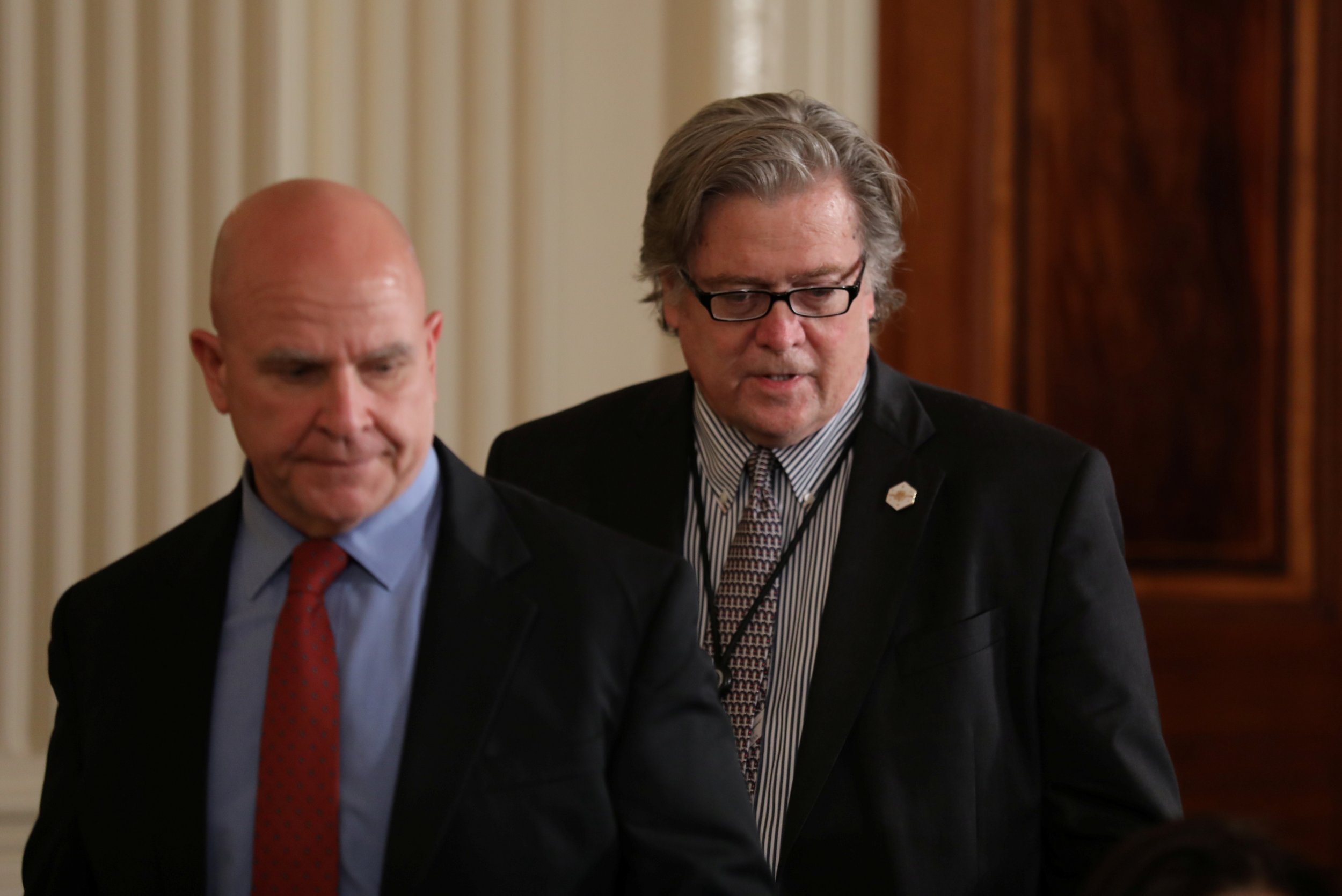 H.R. McMaster, Steve Bannon