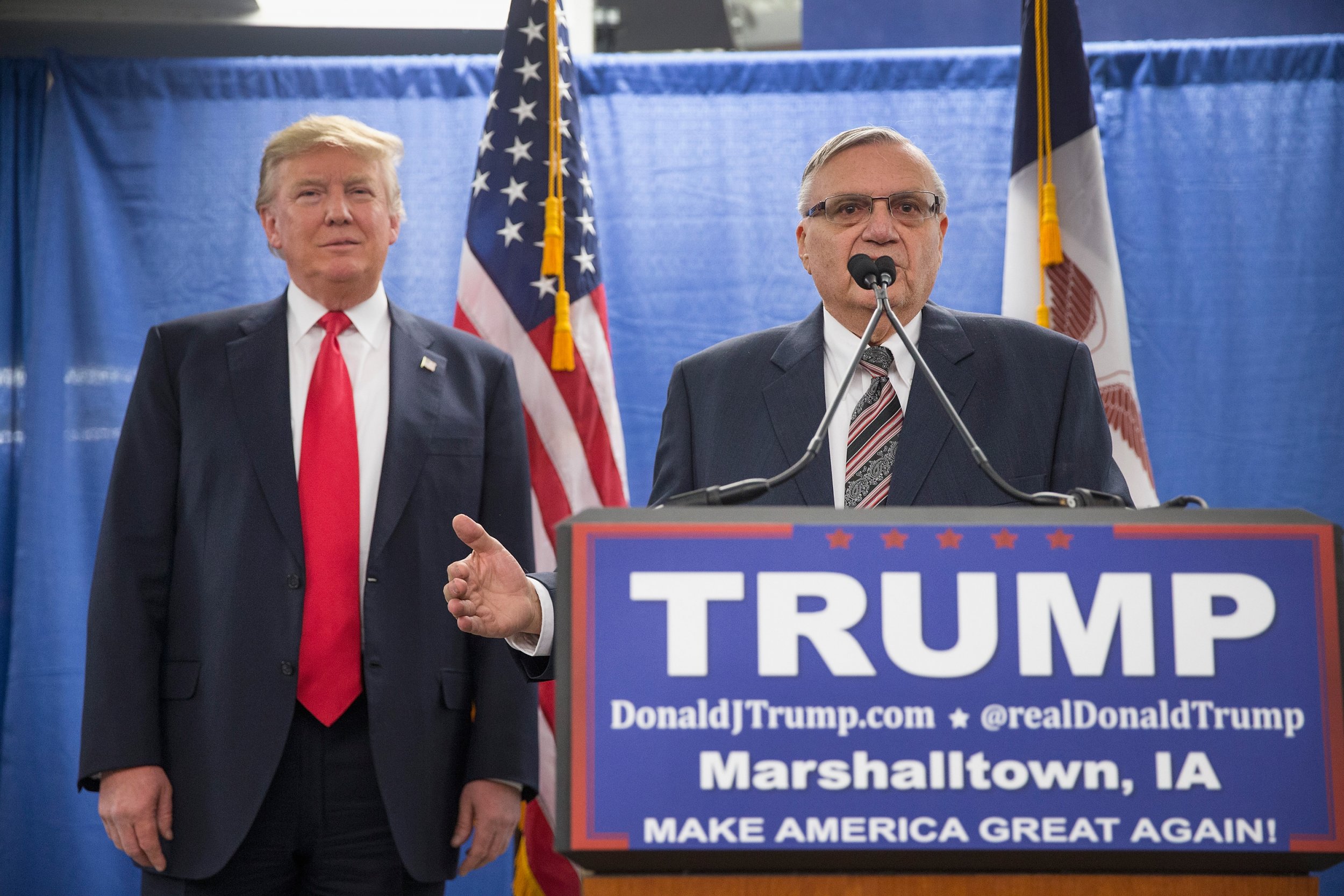 Joe Arpaio and Trump