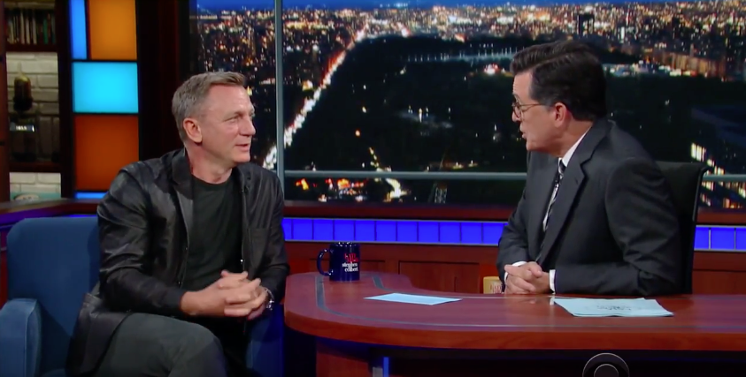 Daniel Craig confirms Bond return to Stephen Colbert