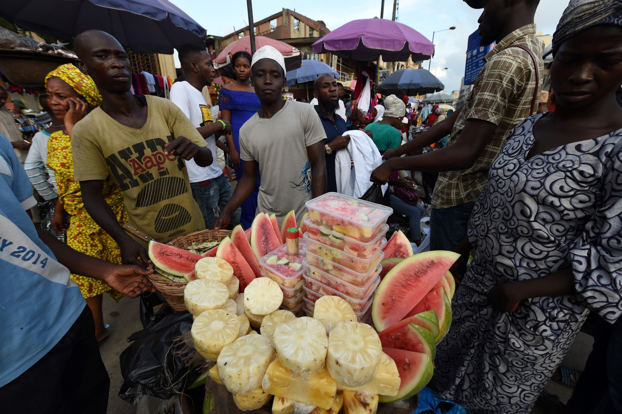 Lagos fruit vendors