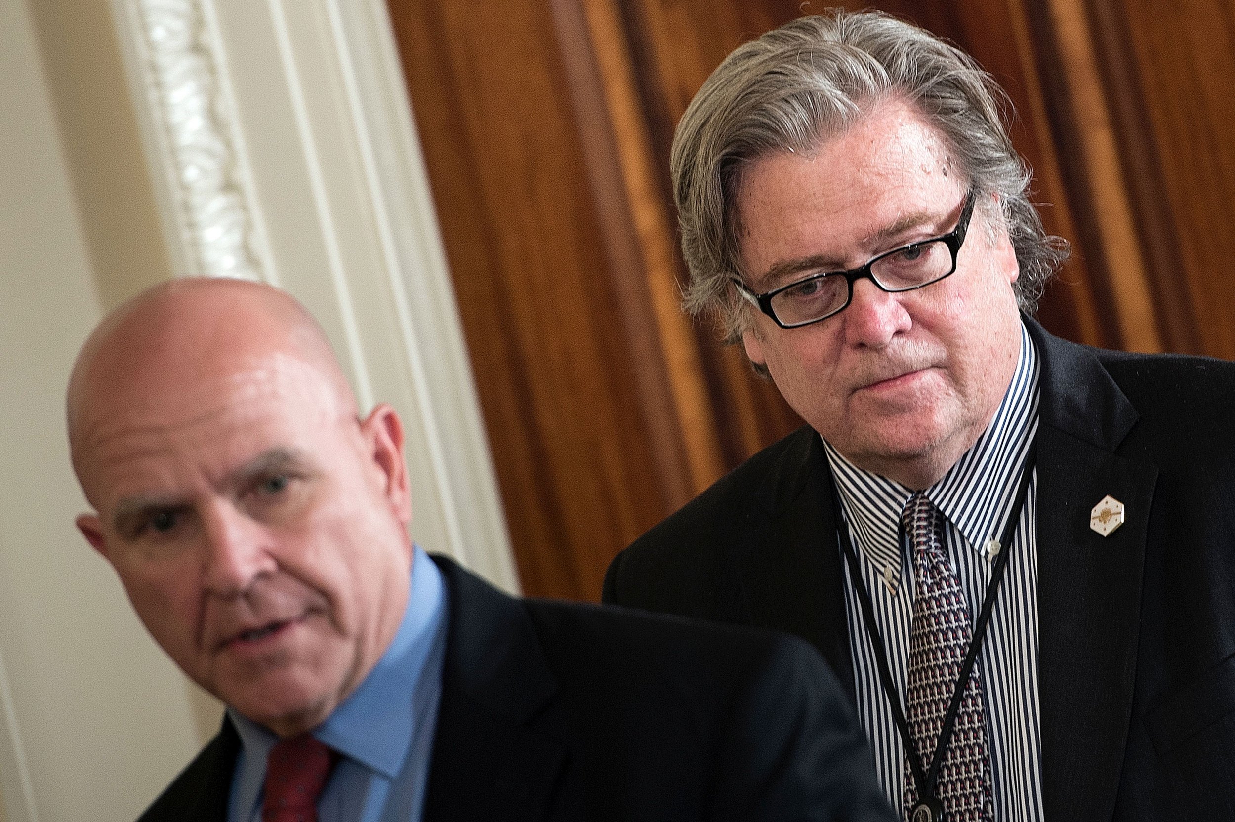 Bannon and H.R. McMaster