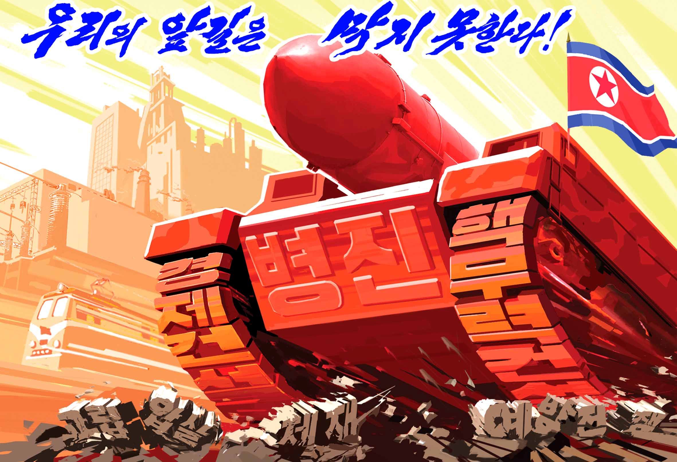 North Korea Targets U S Capitol In Latest Propaganda Posters Newsweek   Nk Propanda 