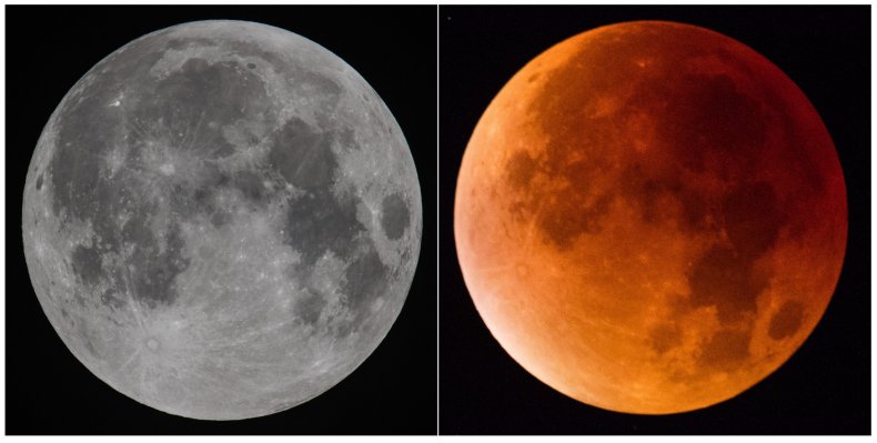 Supermoon blood moon