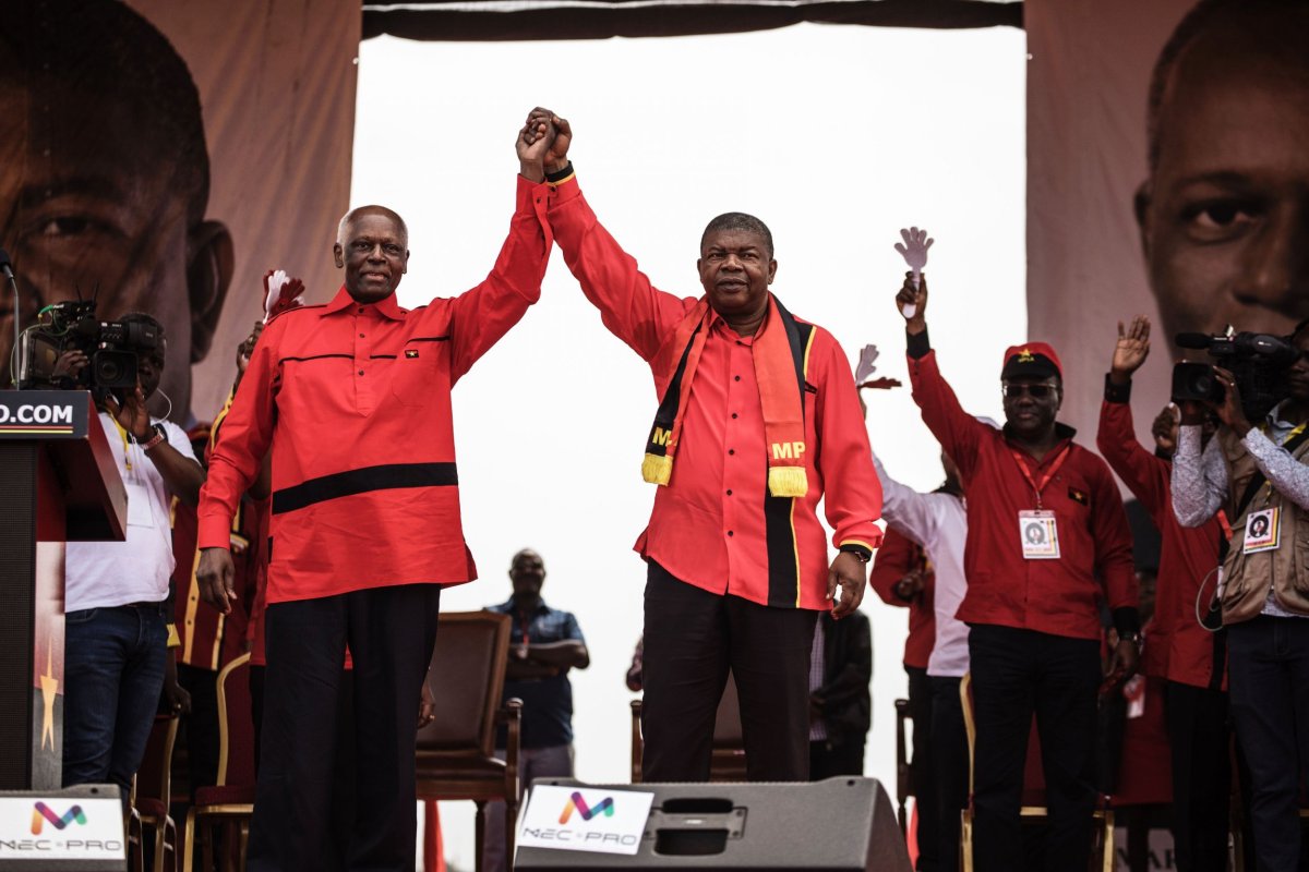 Angola election rally