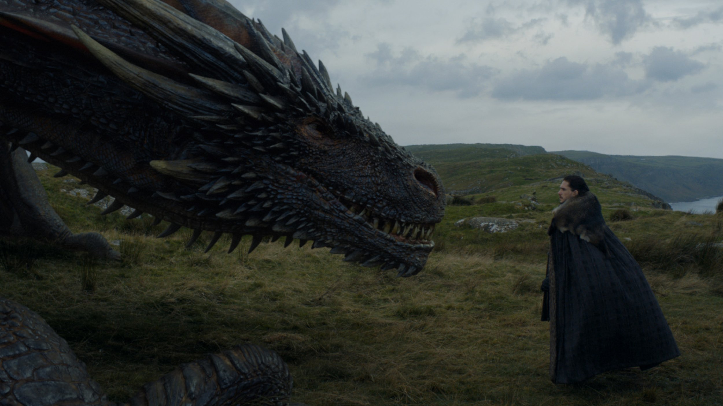 Game of Thrones - Jon Snow meets Drogon