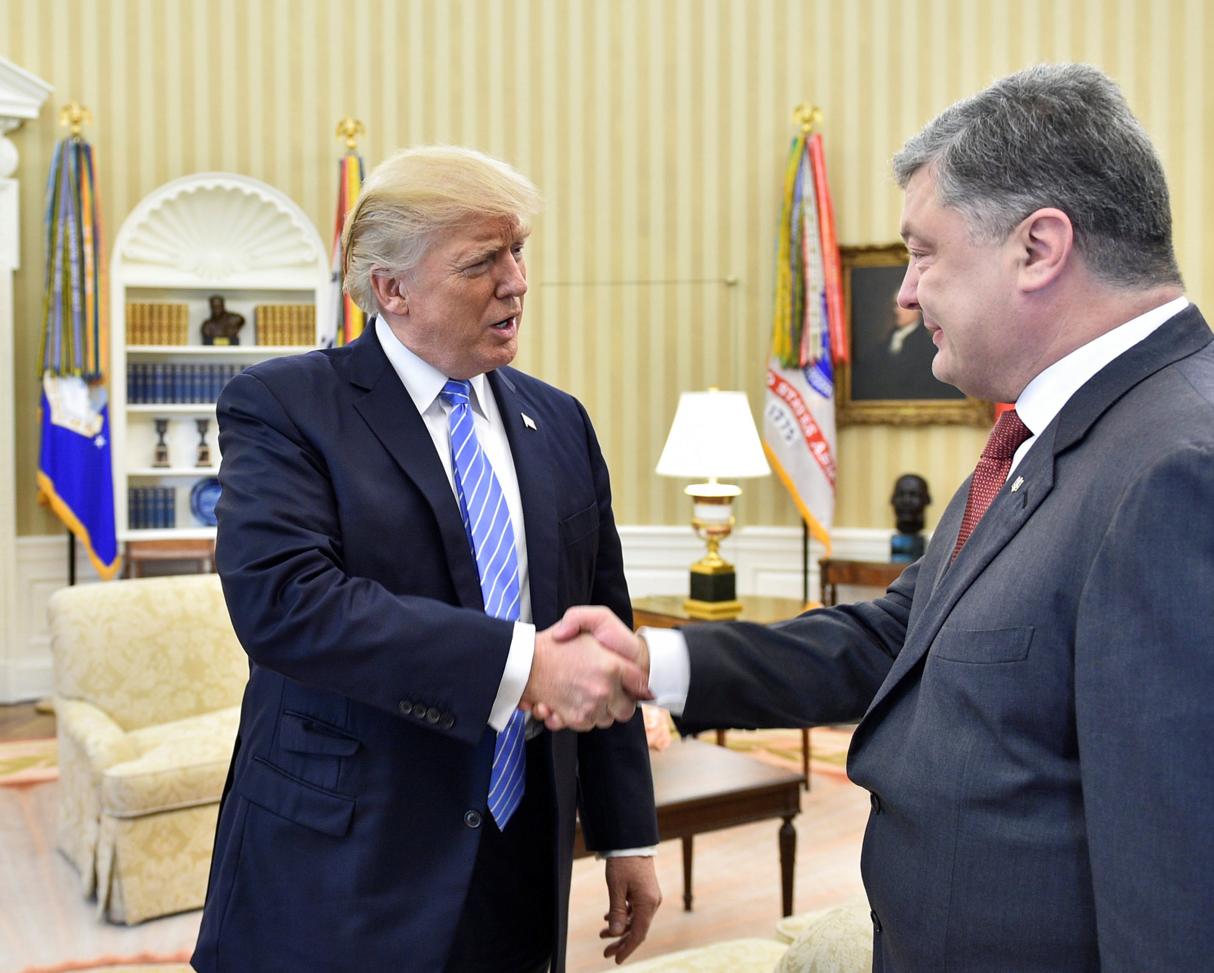 Trump and Poroshenko