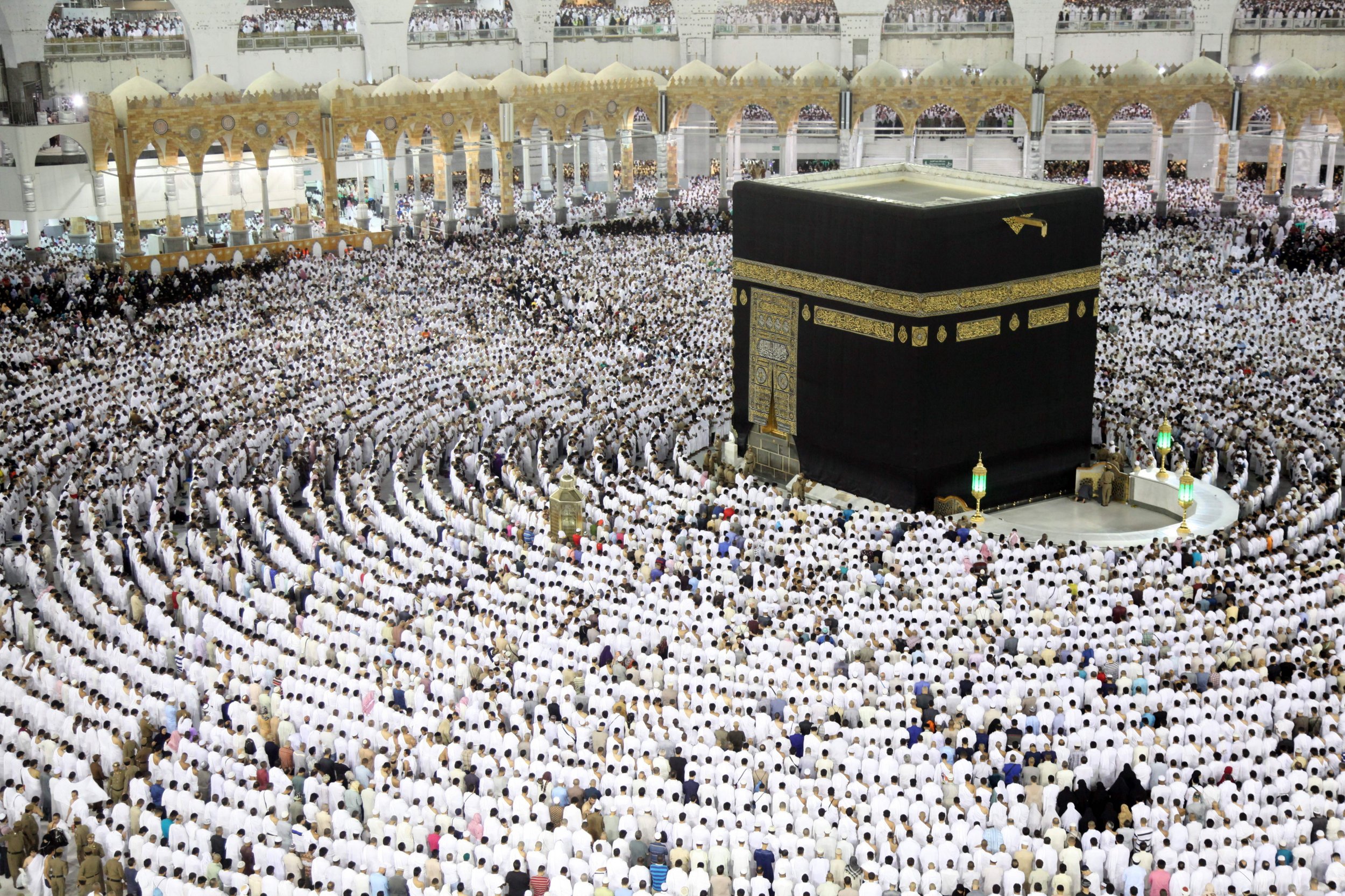 Who built the kaaba