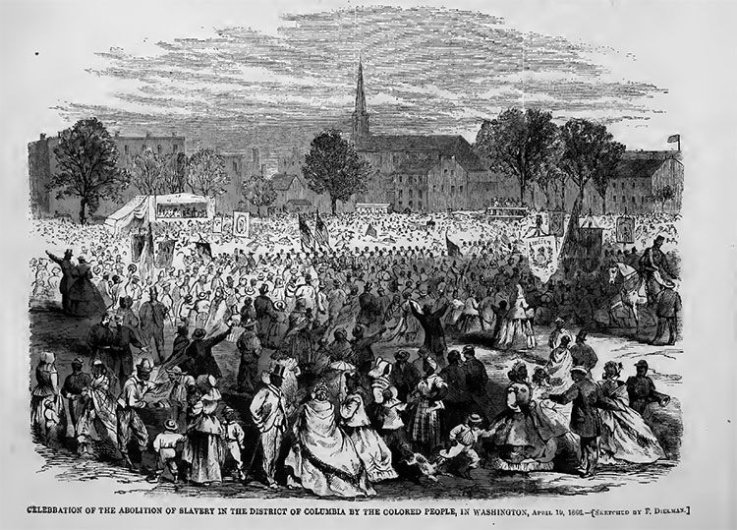 Celebration_of_the_abolition_of_slavery_in_the_District_of_Columbia_by_the_colored_people_in_Washington,_April_19,_1866 Celebration_of_the_abolition_of_slavery_in_the_District_of_Columbia_by_the_colored_people_in_Washington,_April_19,_1866