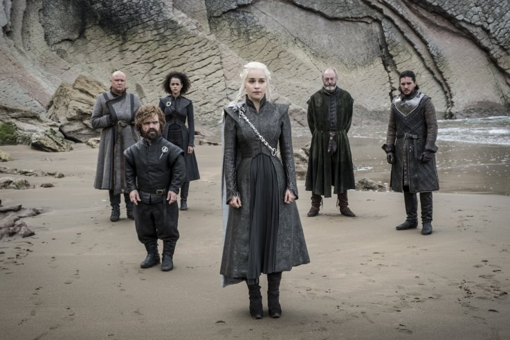 Game of Thrones - Dany, Jon, Davos and Missandei