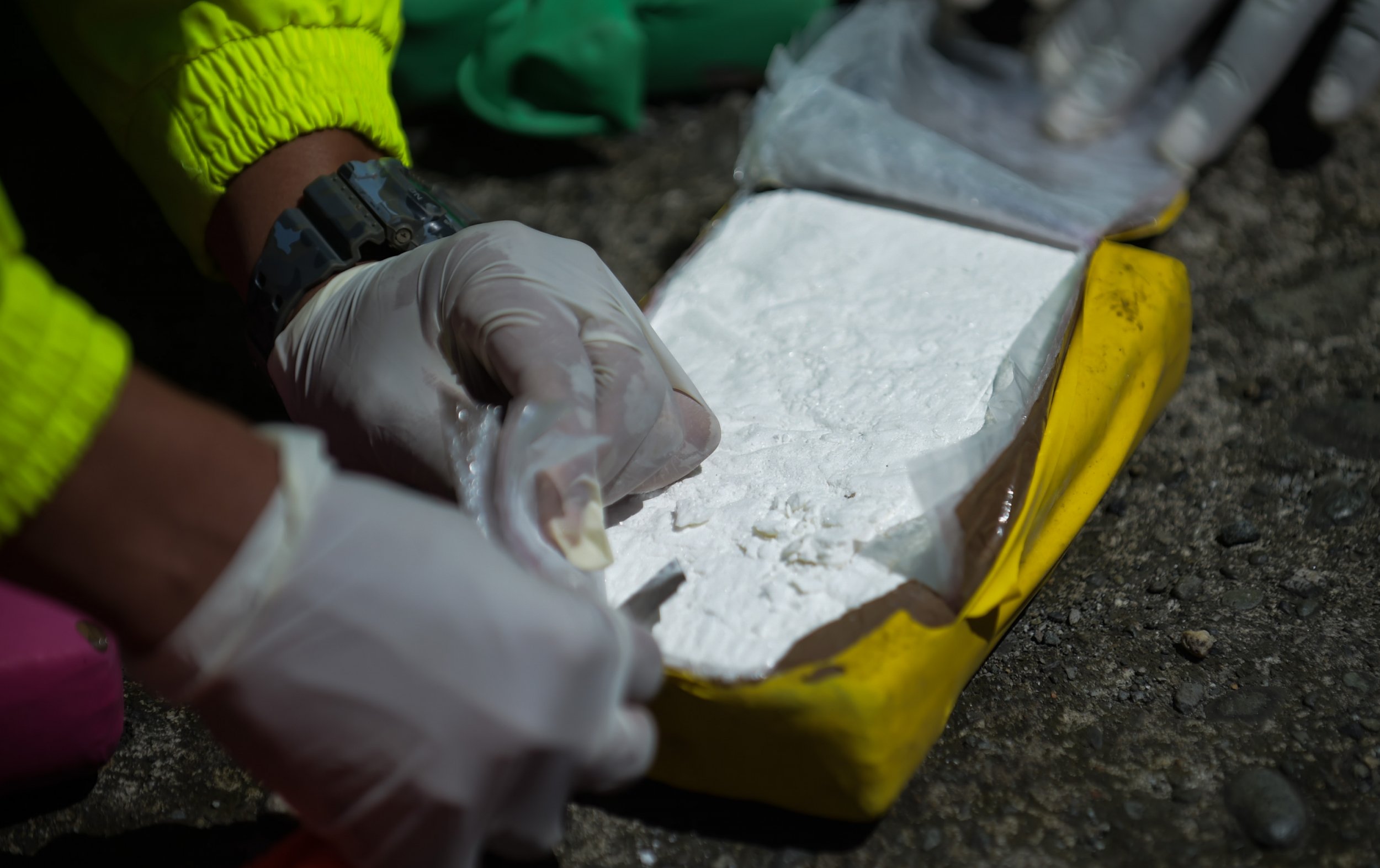 Colombia police cocaine