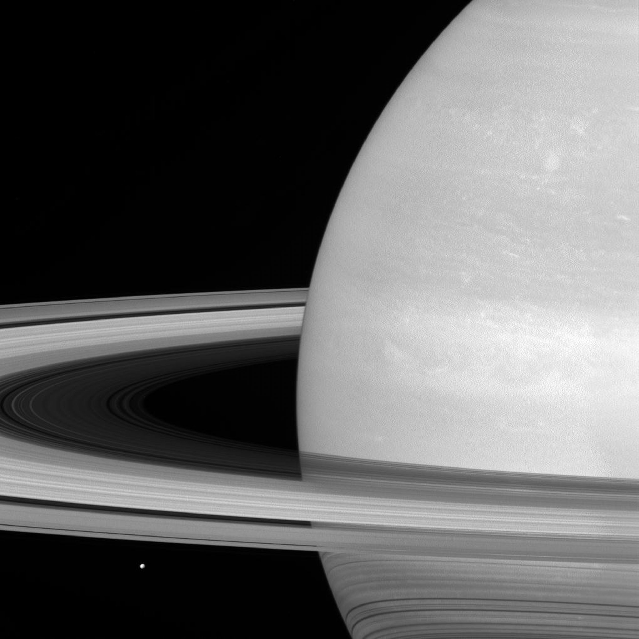 NASA's Cassini Shows What Saturn's Rings Look Like From the Inside Out