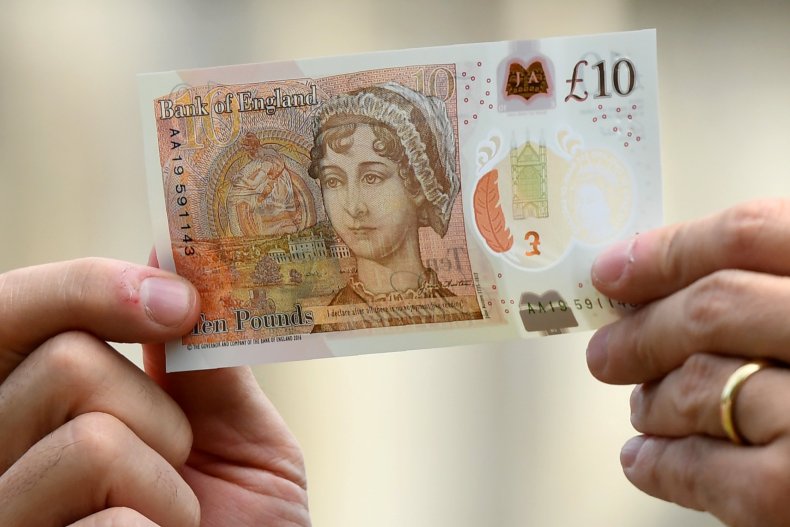 £10 note Jane Austen