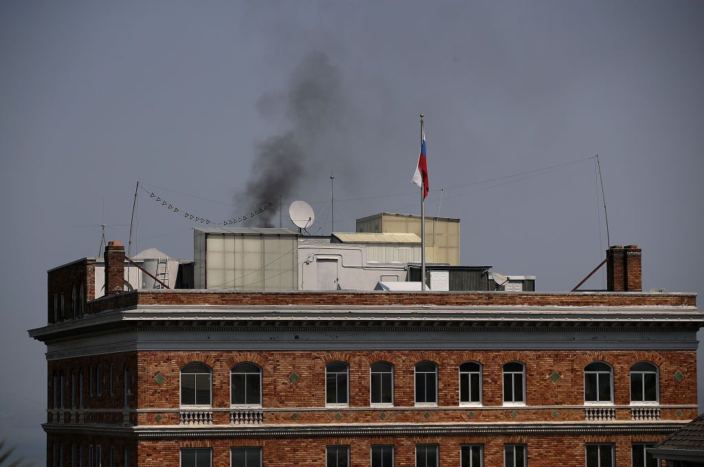 Russian Consulate Mysteriously Burns ‘Unidentified Objects’ after Trump Orders It to Close