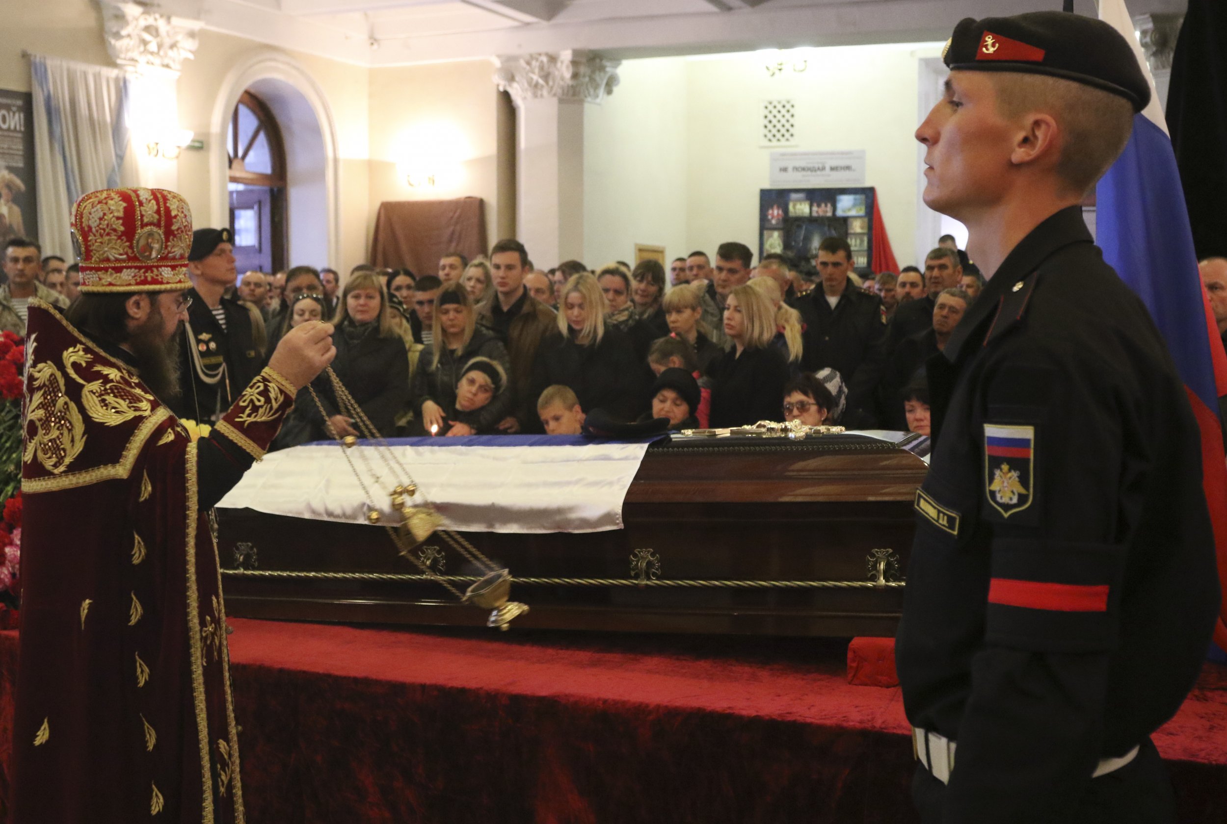 Russian serviceman's funeral