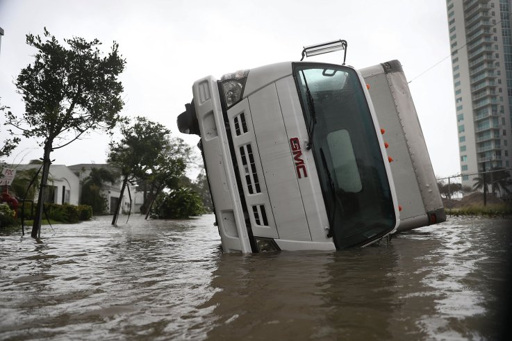 Miami Irma truck Miami Irma truck