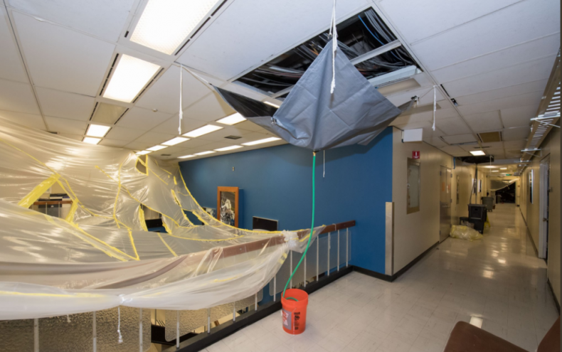 Johnson Center Damage
