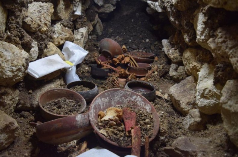 Mayan tomb